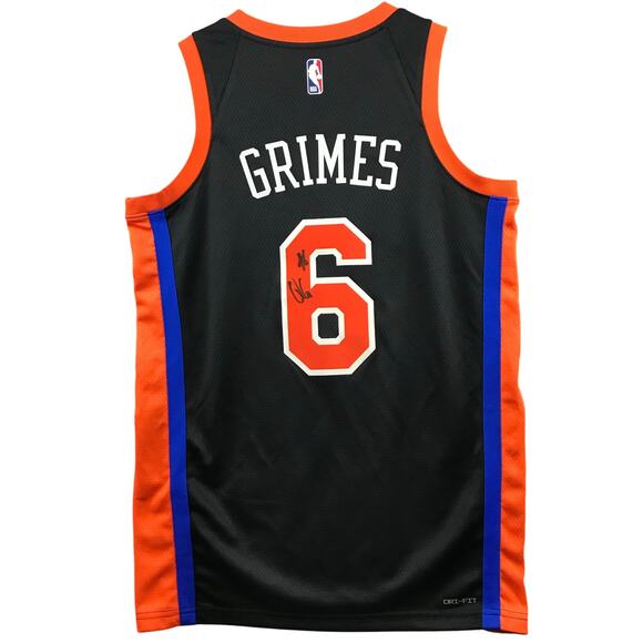 Quentin Grimes Signed Autograph New York Knicks NBA Jersey NCAA Houston USA M